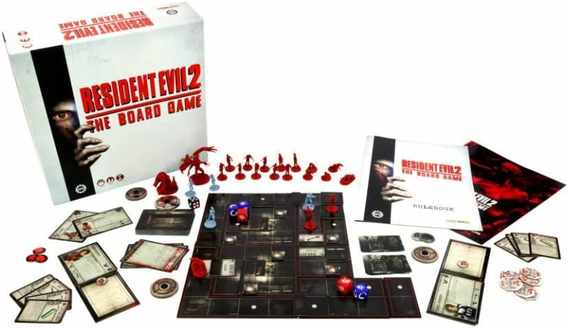 STEAMFORGED GAMES RESIDENT EVIL 2 BOARD GAME BUNDLE BASE GAME AND THE B-FILES EXPANSION SET - 2 ADET