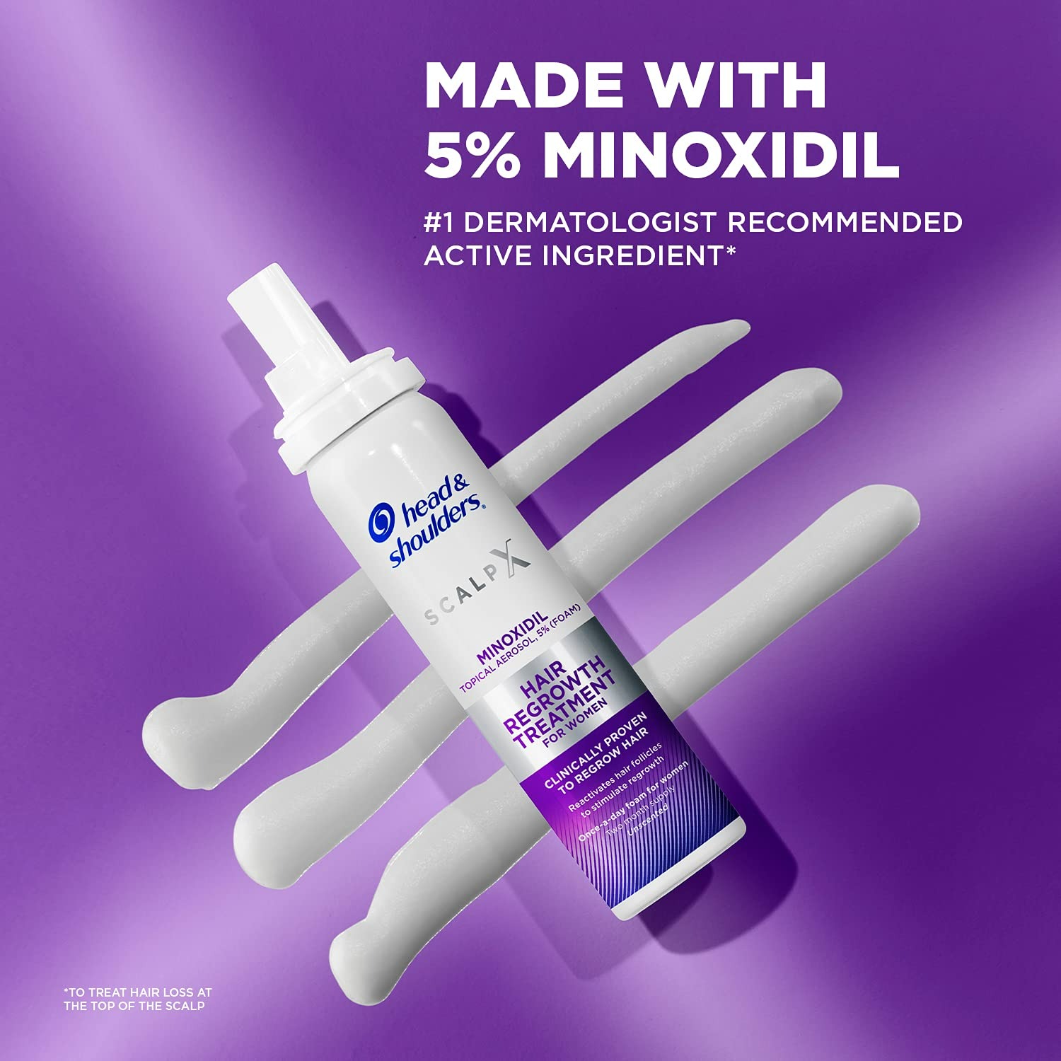 HEAD & SHOULDERS SCALP X 5% MINOXIDIL HAIR REGROWTH TREATMENT FOR WOMEN - 3'LU SET - 2.11 FL OZ