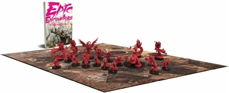 STEAMFORGED EPIC ENCOUNTERS LAIR OF THE RED DRAGON AND SHRINE OF THE KOBOLD QUEEN BUNDLE - 2 ADET