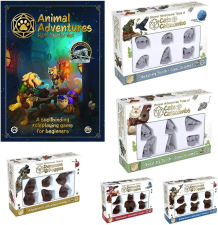 ANIMAL ADVENTURES BUNDLE STARTER SET PLUS DOG MINIATURES VOLUME 1-3 AND CAT MINIATURES VOLUME 1-2 - 6 ADET