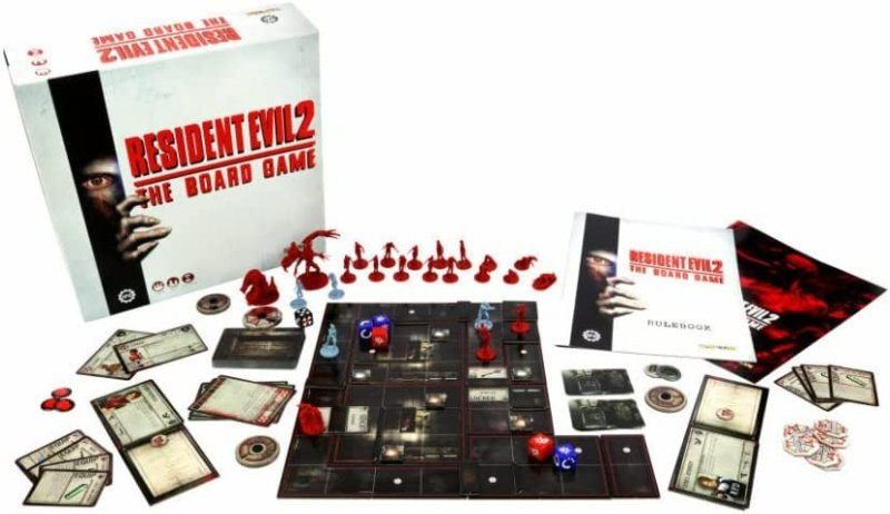 STEAMFORGED GAMES RESIDENT EVIL 2 BOARD GAME BUNDLE BASE GAME AND THE B-FILES EXPANSION SET - 2 ADET