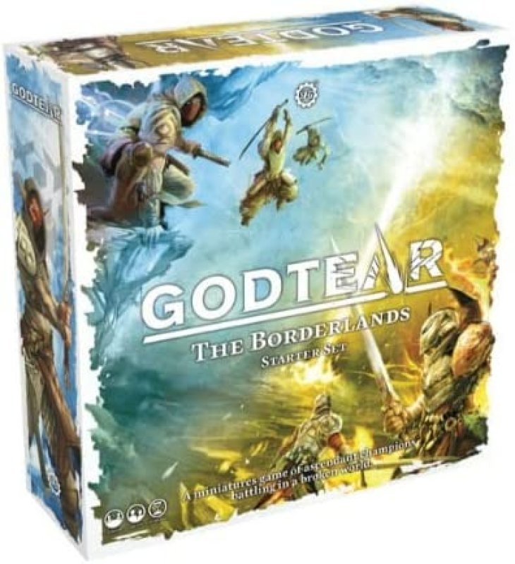 STEAMFORGED GODTEAR THE BORDERLANDS STARTER SET BUNDLE WITH HELENA, LORSANN, MAXEN, KAILINN, KEERA, AND MOURNBLADE CHAMPION EXPANSION SETS - 7 ADET