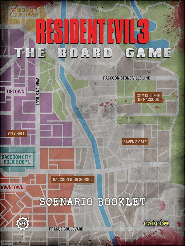 RESIDENT EVIL 3: THE BOARD GAME – A BOARD GAME BY STEAMFORGED GAMES - 1-4 OYUNCULU
