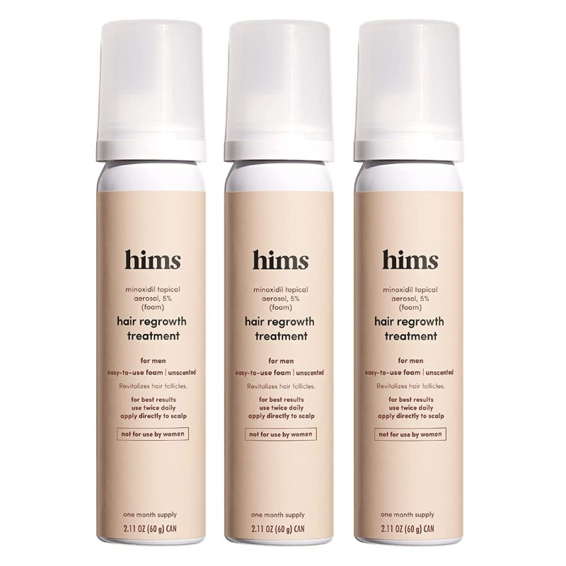HIMS & HERS EXTRA STRENGTH HAIR REGROWTH TREATMENT FOR MEN  - 3 ADET