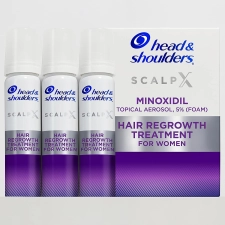 HEAD & SHOULDERS SCALP X 5% MINOXIDIL HAIR REGROWTH TREATMENT FOR WOMEN - 3'LU SET - 2.11 FL OZ