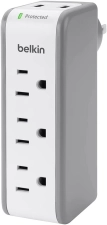 BELKIN WALL MOUNT SURGE PROTECTOR W/ 3 AC MULTI OUTLETS & 2 USB PORTS