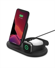 BELKIN 3-IN-1 WIRELESS CHARGER - FAST WIRELESS CHARGING STAND