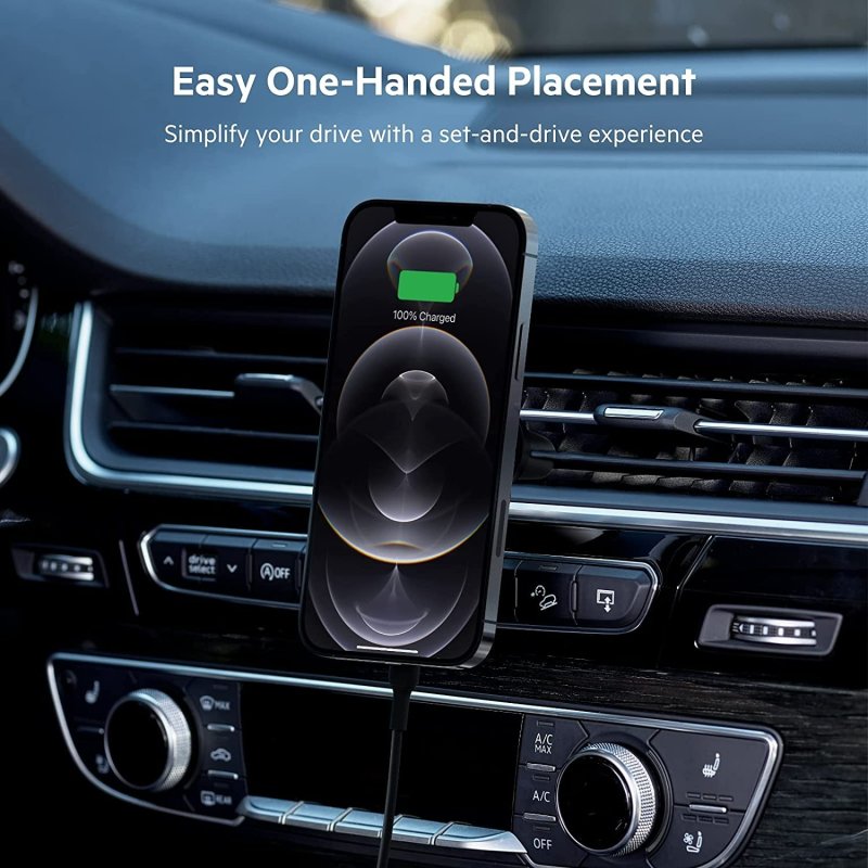 BELKIN MAGNETIC WIRELESS CAR CHARGER