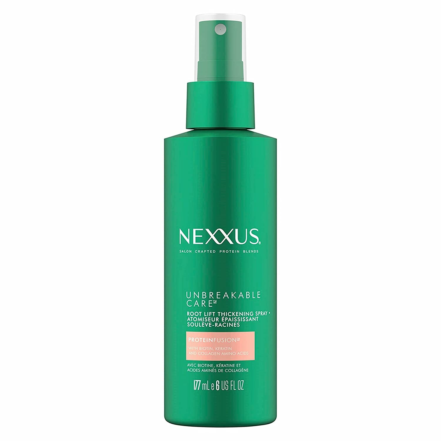 NEXXUS UNBREAKABLE CARE ROOT LIFT HAIR THICKENING SPRAY WITH KERATIN  - 6 OZ