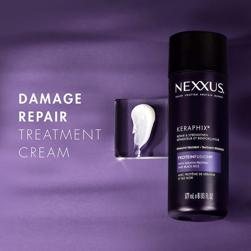 NEXXUS KERAPHIX DAMAGE REPAIR PRE-WASH TREATMENT CREAM FOR DAMAGED HAIR  - 6 OZ