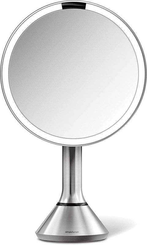 SIMPLEHUMAN 8" ROUND SENSOR MAKEUP MIRROR WITH TOUCH