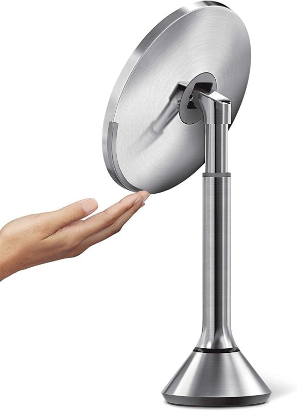 SIMPLEHUMAN 8" ROUND SENSOR MAKEUP MIRROR WITH TOUCH