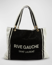 BURBERRY CABAS RIVE GAUCHE TOWEL TOTE BAG