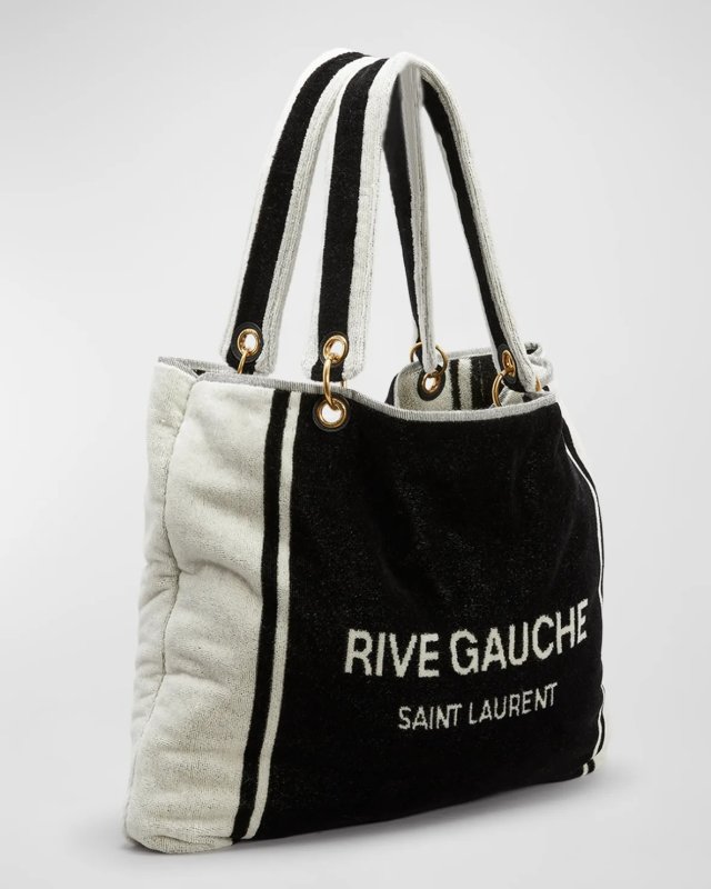 BURBERRY CABAS RIVE GAUCHE TOWEL TOTE BAG