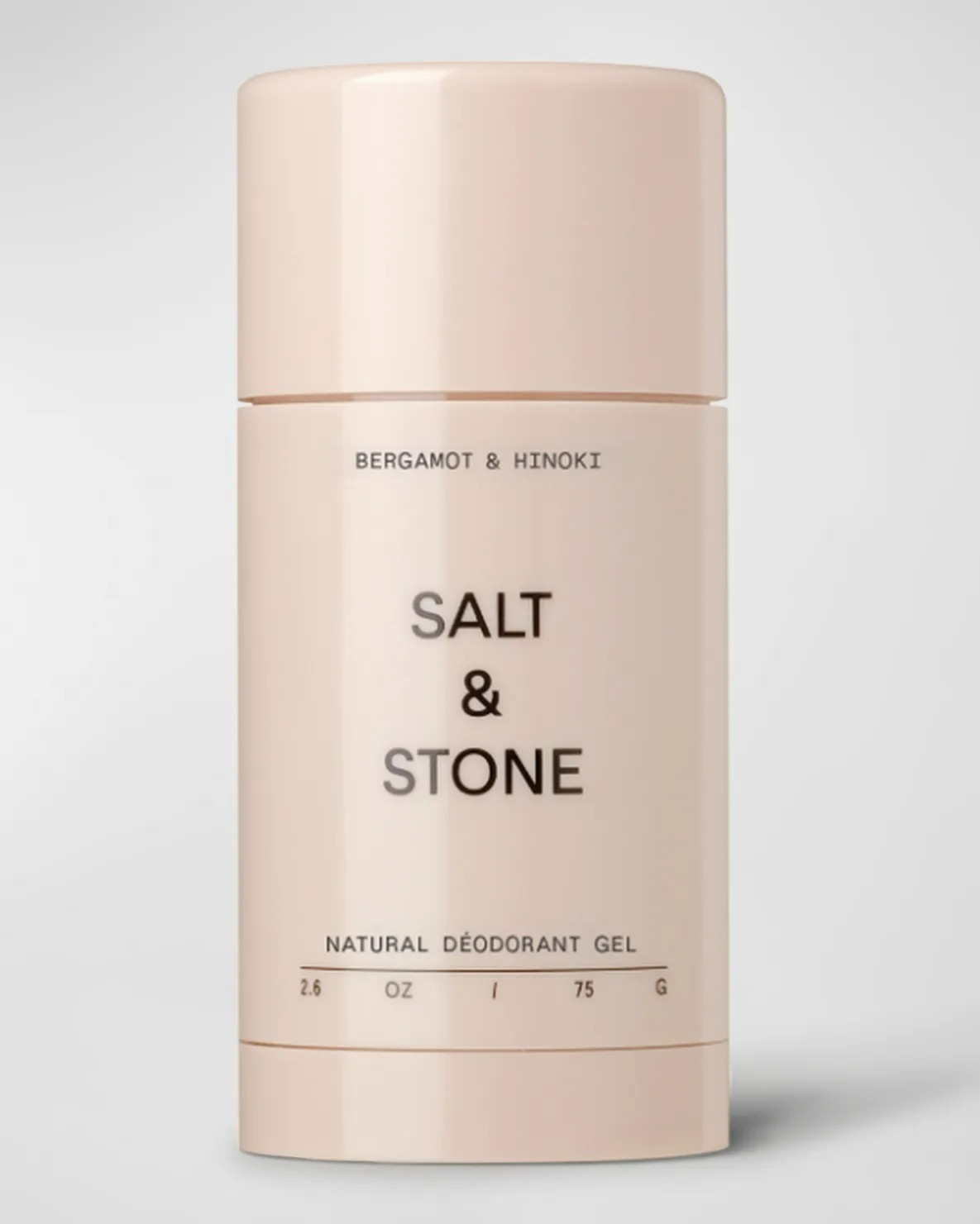 SALT & STONE  NATURAL DEODORANT GEL, BERGAMOT AND HINOKI - 2.6 OZ