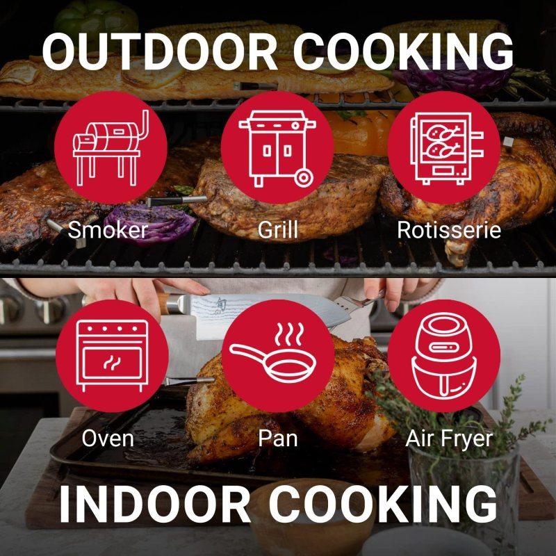 MEATER PLUS - WIRELESS SMART MEAT THERMOMETER - 165FT BLUETOOTH WIRELESS RANGE