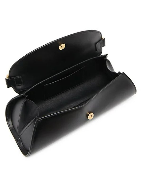 JIL SANDER SMALL CANNOLO LEATHER SHOULDER BAG