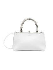 JIL SANDER GOJI MINI BAMBOO TOP-HANDLE BAG