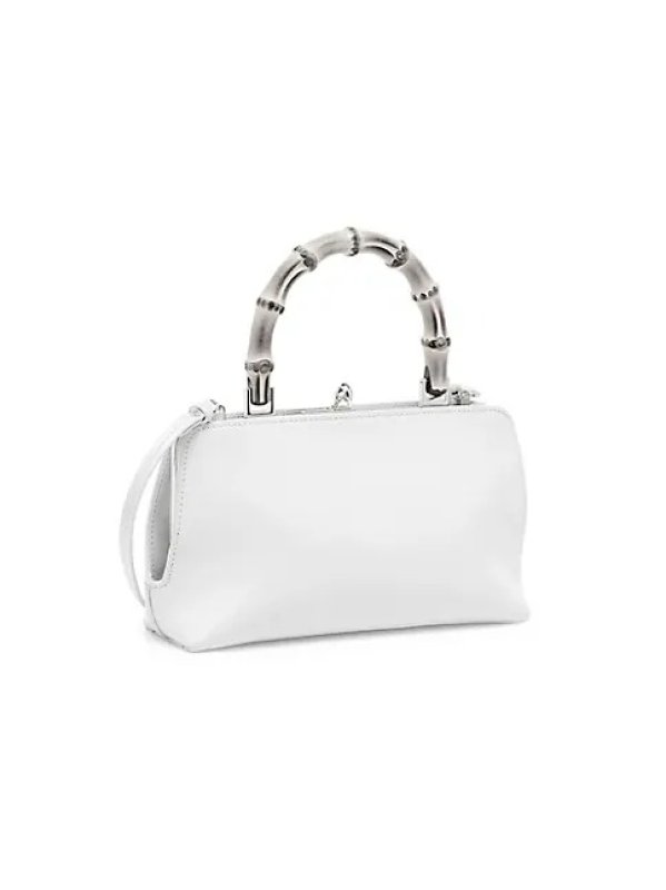 JIL SANDER GOJI MINI BAMBOO TOP-HANDLE BAG
