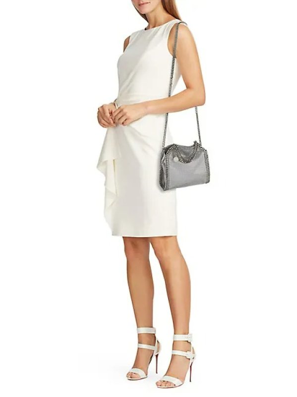 STELLA MCCARTNEY FALABELLA CRYSTAL TINY TOTE