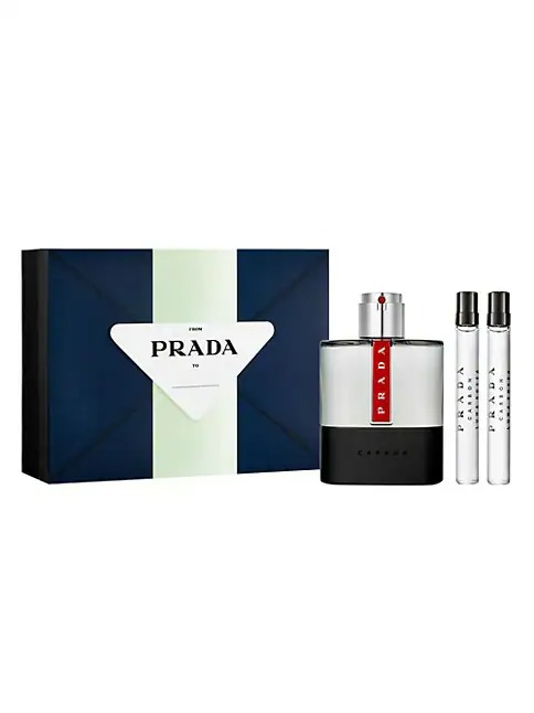 PRADA PRADA LUNA ROSSA CARBON EAU DE TOILETTE 3-PIECE SET