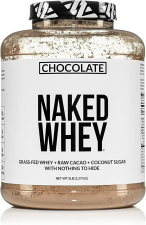 NAKED NUTRITION WHEY PROTEIN SUPPLEMENT POWDER - CHOCOLATE - 2.27 KG