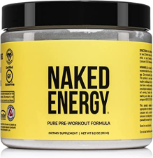 NAKED ENERGY – PURE PRE WORKOUT POWDER - 232 G