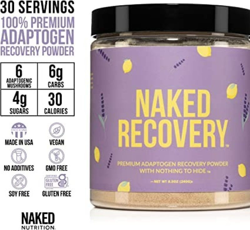 NAKED RECOVERY - MUSHROOM SUPPLEMENT POWDER - 240 G