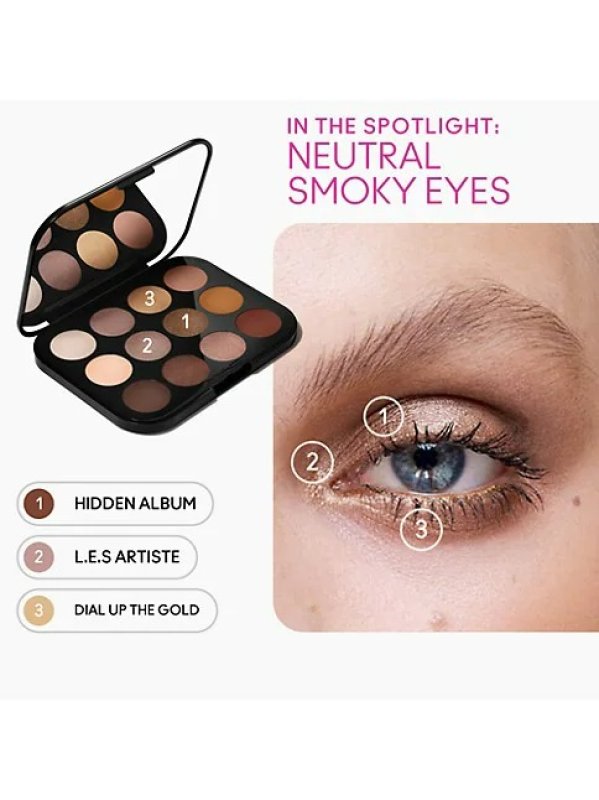 MAC CONNECT IN COLOR UNFILTERED NUDES EYESHADOW PALETTE