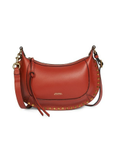 ISABEL MARANT OSKAN MOON LEATHER SHOULDER BAG