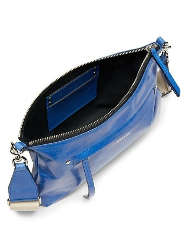 ISABEL MARANT NESSAH PATENT LEATHER SHOULDER BAG