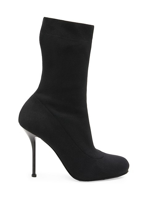 ALEXANDER MCQUEEN SOCK STILETTO BOOTS