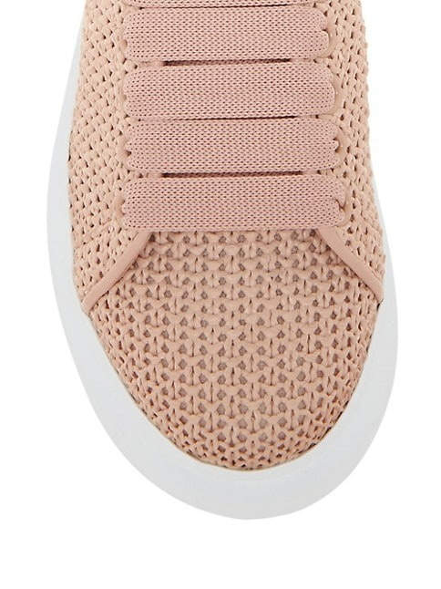 ALEXANDER MCQUEEN OVERSIZED RAFFIA LOW-TOP SNEAKERS