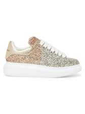 ALEXANDER MCQUEEN GLITTER OVERSIZED SNEAKERS