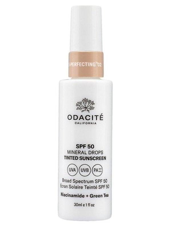ODACITE SPF 50 FLEX-PERFECTING MINERAL DROPS TINTED SUNSCREEN - 1 FL OZ