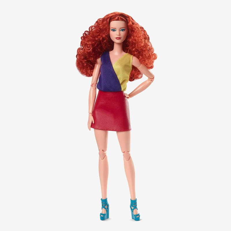 BARBIE LOOKS DOLL WITH CURLY RED HAIR