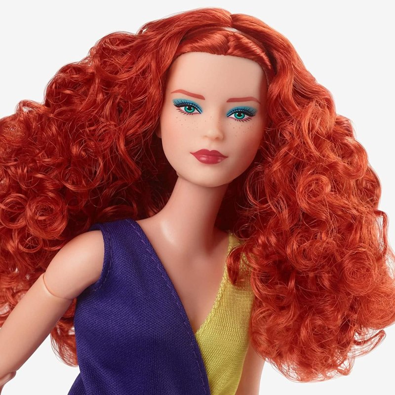 BARBIE LOOKS DOLL WITH CURLY RED HAIR