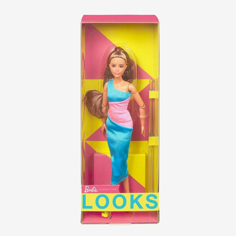 BARBIE LOOKS DOLL WITH BROWN HAIR