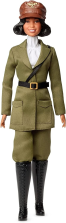 BARBIE INSPIRING WOMEN DOLL - BESSIE COLEMAN COLLECTIBLE DRESSED IN AVIATOR SUIT