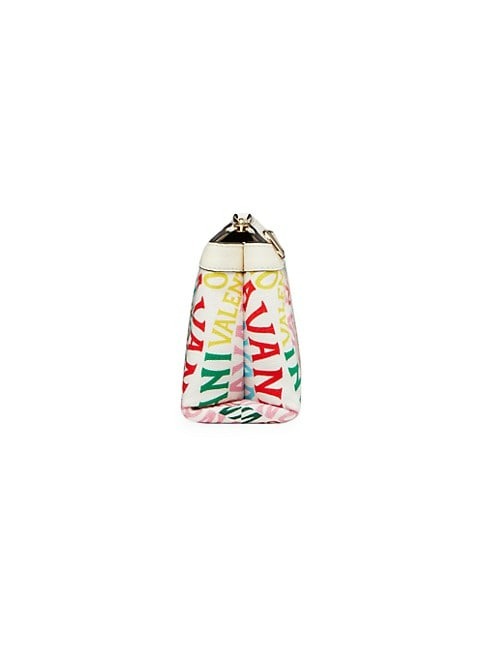 VALENTINO GARAVANI ESCAPE CANVAS CLUTCH BAG