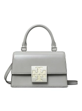 TORY BURCH MINI BON BON LEATHER TOP-HANDLE BAG
