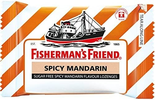 FISHERMAN'S FRIEND SPICY MANDARIN LOZENGES 25G - 6'LI PAKET