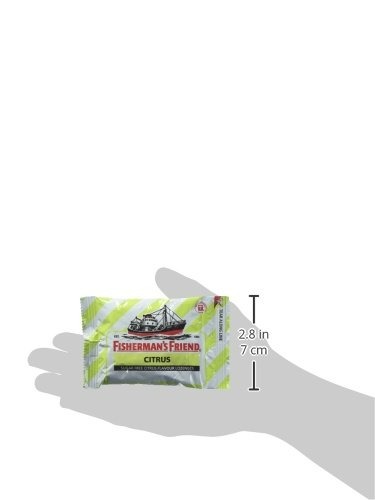FISHERMAN'S FRIEND CITRUS FRAVOUR LOZENGES SUGAR FREE CANDY 25G -2 PAKET