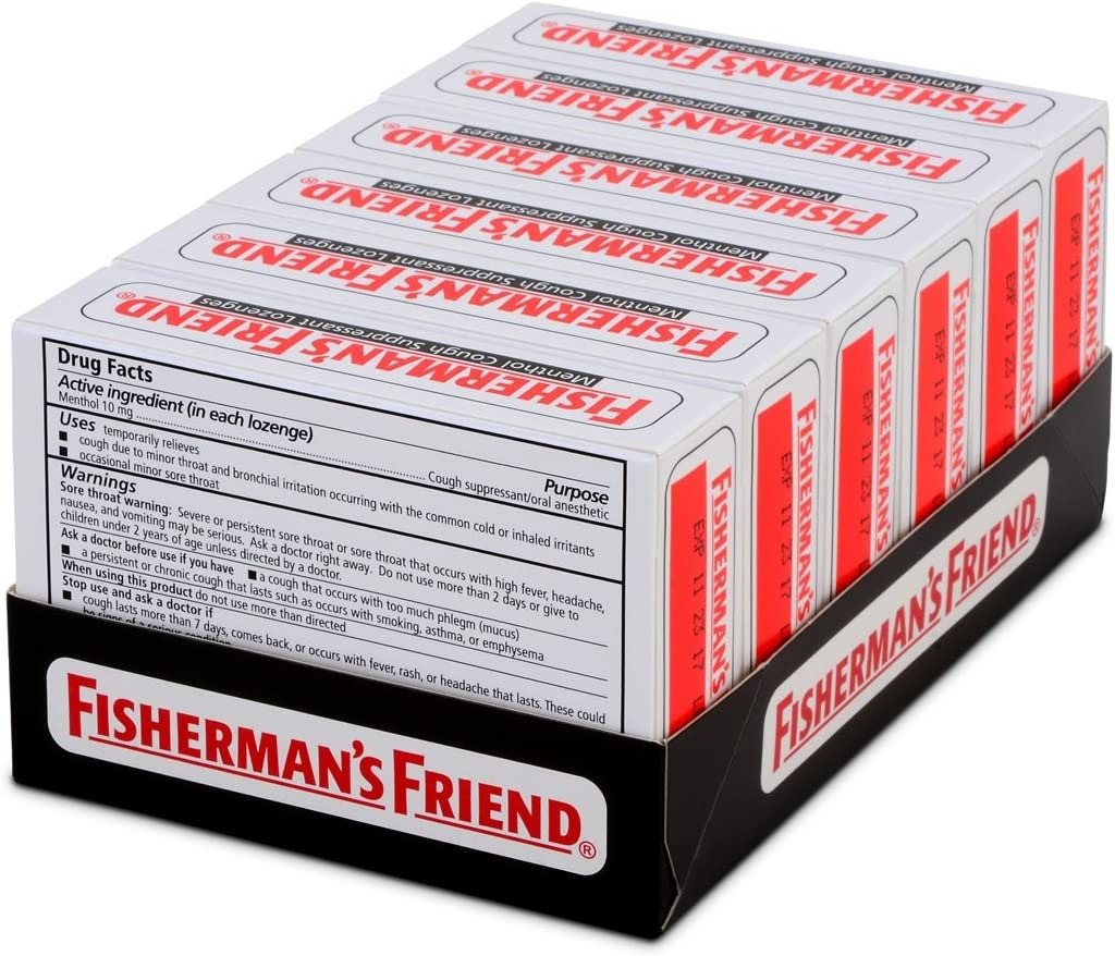 FISHERMAN'S FRIEND ORIGINAL EXTRA STRONG LOZENGES, MENTHOL, 38 ADET - 6 PAKET