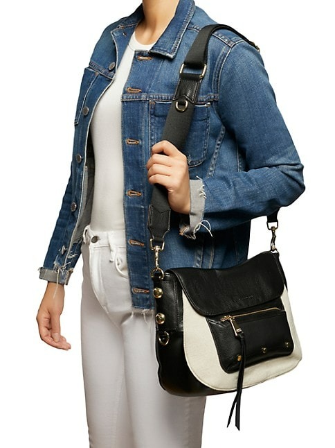 AIMEE KESTENBERG HIGH RISER CONVERTIBLE CANVAS CROSSBODY BAG