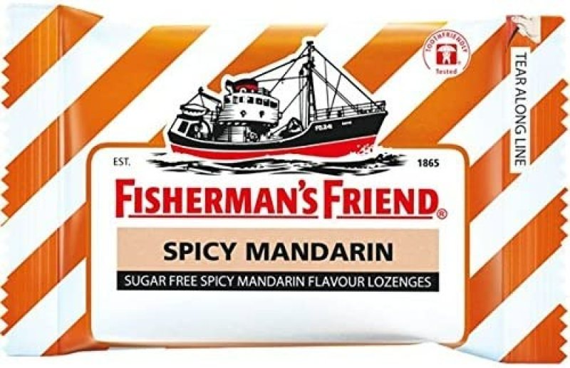FISHERMAN'S FRIEND SPICY MANDARIN LOZENGES 25G - 6'LI PAKET