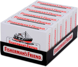 FISHERMAN'S FRIEND ORIGINAL EXTRA STRONG LOZENGES, MENTHOL, 38 ADET - 6 PAKET
