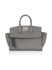 FERRRAGAMO LEATHER SATCHEL
