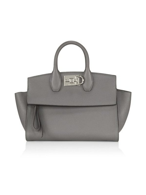 FERRRAGAMO LEATHER SATCHEL