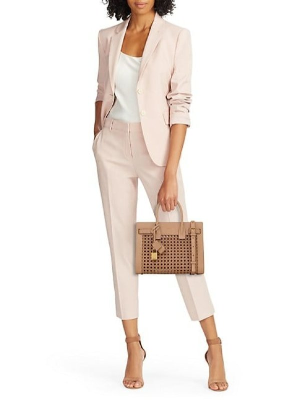 SAINT LAURENT SAC DE JOUR BABY IN CANEWORK VEGETABLE-TANNED LEATHER